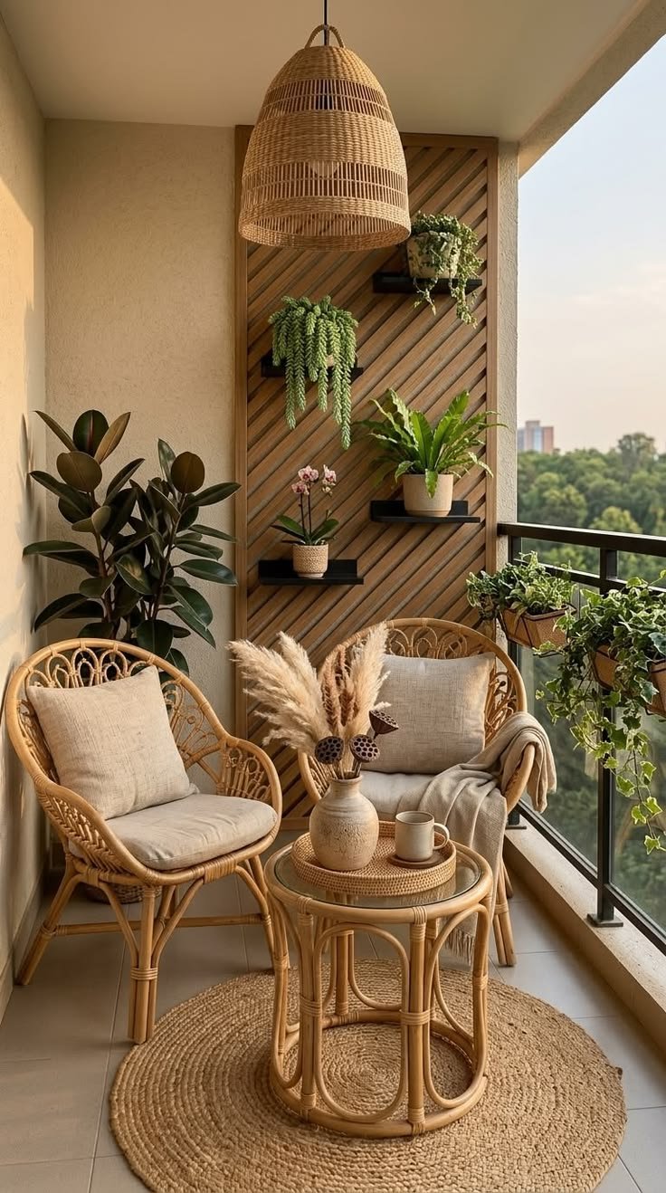 Futuristic Curved Balcony Lounge