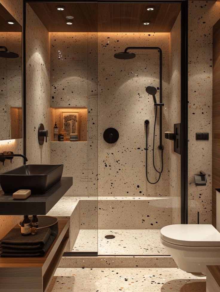 Seamless Glass Walk-In Shower