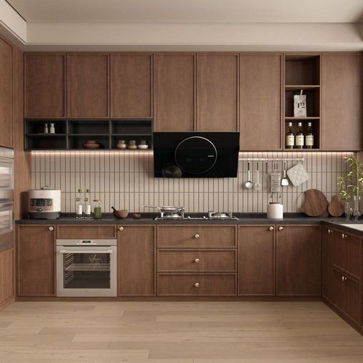 Sleek Monochromatic Parallel Galley
